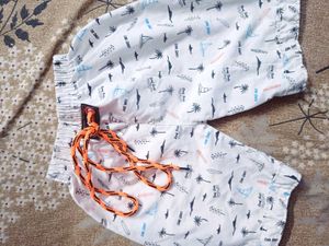 Summer Beach Print Shirt and Shorts Set