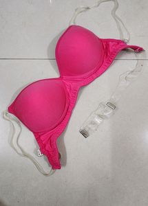 Backless And Strapless Cotton Bra