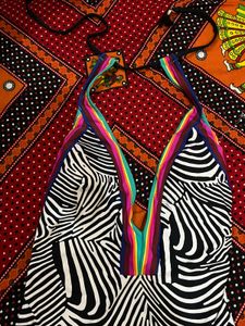 Zebra Print One-Piece Swimsuit