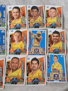 Cricket attax chennai super kings cards
