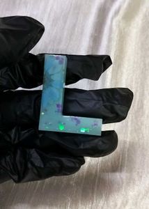 Resin Letter L Keychain