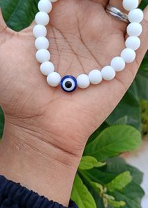 White Evileye Bracelet