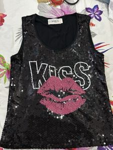 Vero Moda Sequin Kiss Tank Top