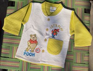Cute Kids Clothing Set Yellow&amp;White