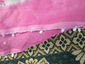Beautiful Floral Print thuppatta with Sequins