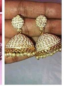Exquisite Indian Jhumka Earrings Set of 5