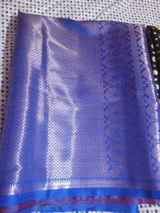 Elegant Blue Silk Saree