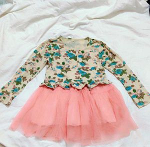 Very Cute &amp; Beautiful Net Frock
