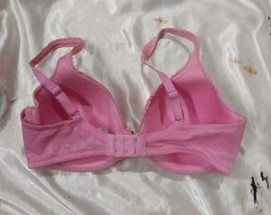 Pink Lace Padded Bra