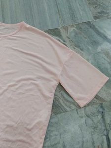 Light Pink Casual T-Shirt