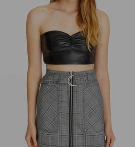 Stradivarius Plaid Mini Skirt