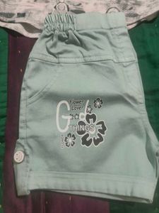 Cute Printed Shirt &amp; Shorts Set
