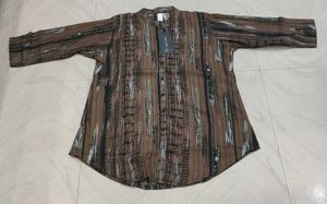 Brown Patterned Shirt