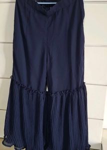 Embroidered Navy Blue Blouse