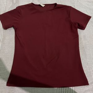 Maroon Short Sleeve T-Shirt
