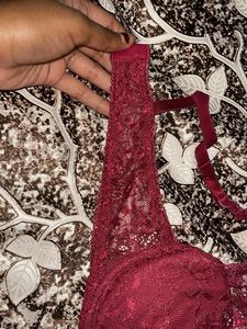❤️Burgundy Lace Bra❤️