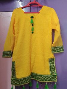 Yellow Gharara Suit XL
