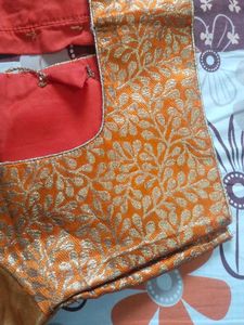 new orange and gold Blouse