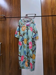 🎉Today Offer 🎉 Floral Printed V-neck Straight Ku