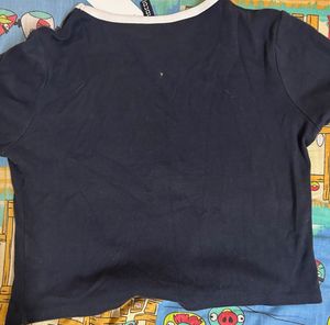 H&amp;M Navy Blue T-Shirt