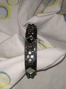 Elegant Black Stone Bangle