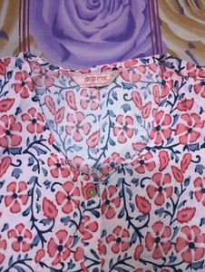 Floral Casual Print Kurti