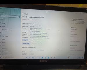 Laptop Sony Vaio