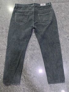 Classic Grey Wash Denim Jeans