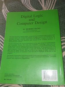 Digital Logic and Computer Design Book