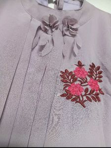 Vintage Lavender Floral Top