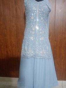 Elegant Sequined Kurta Set