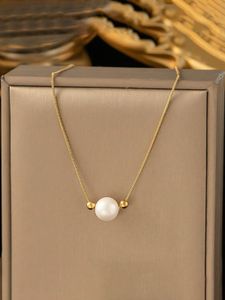 Pearl 18K Gold Plated Anti Tarnish Necklace
