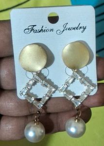 Elegant Pearl Drop Earrings