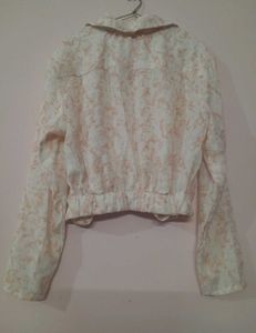 Cropped Button-Up Shirt