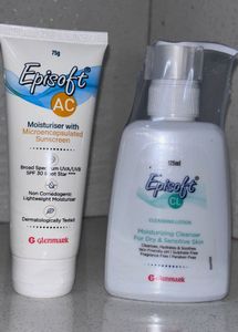 Episoft AC Moisturiser & Cleanser Set