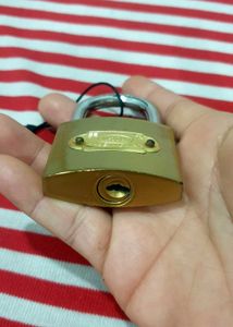 Brass Padlock with Keys