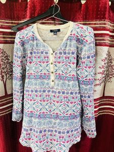 Chaps Henley Long Sleeve Top