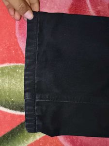 Black Straight Leg Jeans