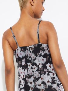 Floral Print Sheer Dress