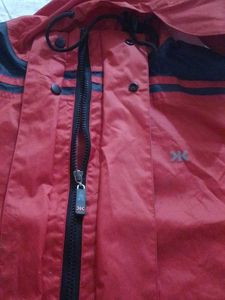 Red &amp; Navy Rain Jacket