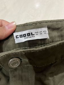 Y2k Olive Denim Cargo⛓️