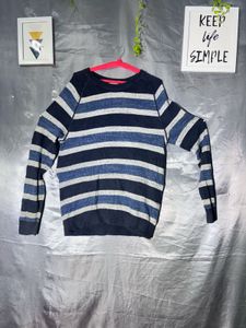 Men's Striped Knit Sweater