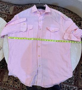 Polo Ralph Lauren Pink Linen Shirt