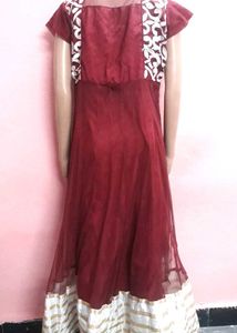 Gone Net With Barder Fancy Embroidery Work Latest