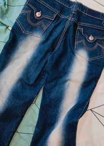 Stylish Y2k Blue Denim Jeans🐬🪞🥮
