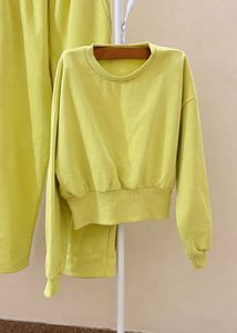 Lime Green Sweatshirt &amp; Jogger Set