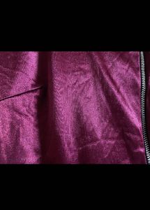Stylish Purple Peplum Top with Unique Design