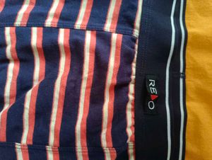 Striped Blue and Red