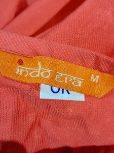 Coral Embroidered Kurta Set For Women's