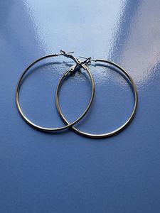 Hoop Earrings Silver Colour